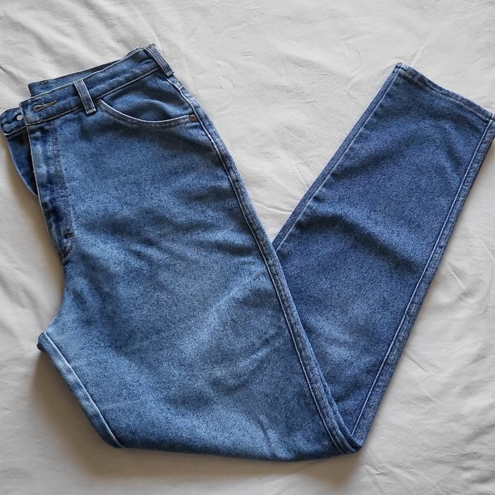 Vintage 1980s Lee Jeans - Women's 14 Long, 65% Cotton